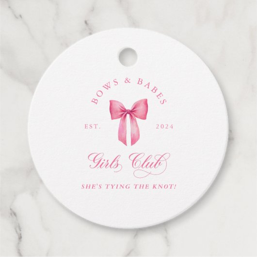 ボウズ&バベスガールズクラブバチェロレッテ フェイバータグ (正面)