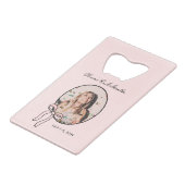 ボウズ&バベスバチェロレッテピンクガーリーカスタム クレジットカード栓抜き (正面アングル)