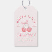 ボウズ＆ベイブス コケッタ チェリーズ ブライズ ギフトタグ (正面)