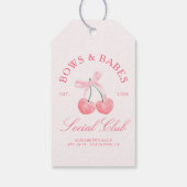 ボウズ&ベイブス コケッタ チェリーズ ブラコン ギフトタグ (裏面)