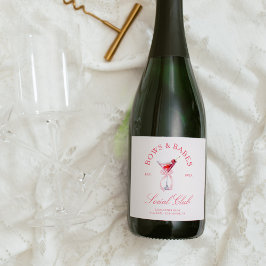 ボウズ＆ベイブス コケッチェリーズ バチェロレッテ スパークリングワインラベル