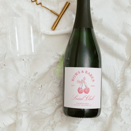 ボウズ＆ベイブス コケッチェリーズ バチェロレッテ スパークリングワインラベル