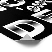 ボウズNock'em Deadおもしろい狩りポスターblk ポスター (角)