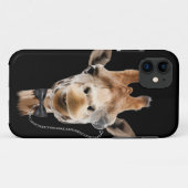 ボウタイおもしろいとモノコールのキリン Case-Mate iPhoneケース (裏面(横))