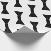 ボウタイの列 ラッピングペーパー (角)