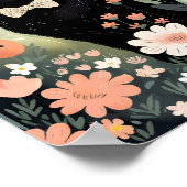 ボウタイを着た黒猫 ポスター (角)