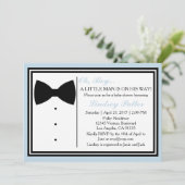 ボウタイオーボーイベビーシャワー招待状 招待状 (スタンド正面)