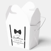 ボウタイサスペンダーリトルジェントベビーシャワー フェイバーボックス (オープン)