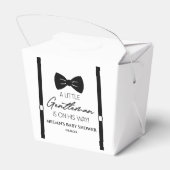 ボウタイサスペンダーリトルジェントベビーシャワー フェイバーボックス (裏面サイド)