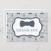 ボウタイサンキューカード 招待状 (正面/裏面)