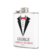 ボウタイツキセド「花嫁の父パーソナライズされた」 フラスク (左)