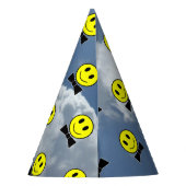 ボウタイハッピー顔ズインザスカイ パーティーハット (裏面)