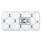 ボウタイパターンカスタムモノグラムiPhone 7プラスケース Case-Mate iPhoneケース (裏面(横))