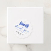 ボウタイベビーシャワーありがとうメッセージカード フェイバータグ (インサイチュ)