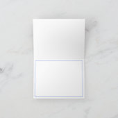 ボウタイベビーシャワーサンキューカード サンキューカード (内部)