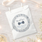 ボウタイベビーシャワーバッグ フェイバーバッグ (クリップ留めされた状態)