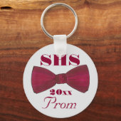 ボウタイボウタイのプロム結婚ビーキーチフォーマルェイン キーホルダー (正面)