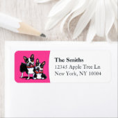 ボウタイボストンテリアズホットピンク ラベル (インサイチュ)