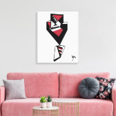 ボウタイ事件 キャンバスプリント (インサイチュ (リビング))