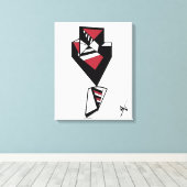 ボウタイ事件 キャンバスプリント (インサイチュ (ウッドフロア))