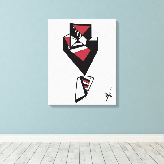 ボウタイ事件 キャンバスプリント (インサイチュ (ウッドフロア))