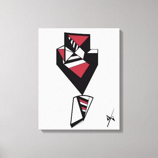 ボウタイ事件 キャンバスプリント (正面)