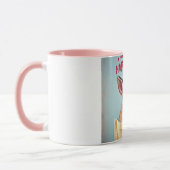 ボウタイ付きダッパーポケットバニー マグカップ (左)