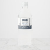 ボウタイ付きリトルマンボトルラッパー ペットボトルラベル (正面)