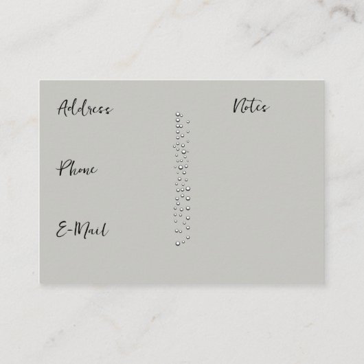 ボウタイ名刺 名刺 (裏面)