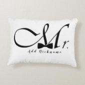 ボウタイ氏 アクセントクッション (裏面)