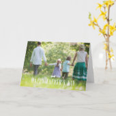 ボウタイ父の日のグリーティングカード – 白 カード (黄色い花)