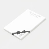 ボウタイ花婿介添人グロモンズ結婚式の引き出物 ポストイット (アングル)