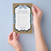 ボウタイ赤ちゃんシャワーゲーム誰が母を知って、ベビー食品 チラシ (ハンドル)