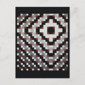 ボウタイ9 – パッチキルトポストカード ポストカード (正面)