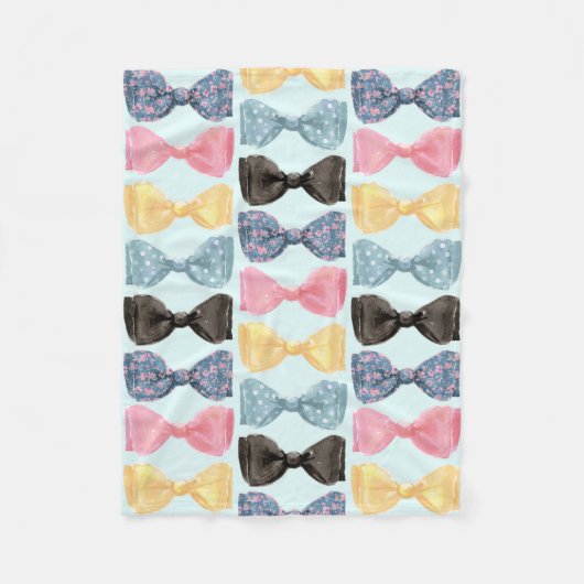 ボウタイ フリースブランケット (正面)