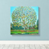 ボウツリーオータム キャンバスプリント (インサイチュ (ウッドフロア))