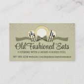 ボウディナープレートシェフケータリング名刺 名刺 (正面)