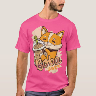 ボウバブルティーが楽しめる可愛いコギ犬 Tシャツ