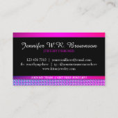 ボウパープルダイヤモンドジュエリー 名刺 (裏面)