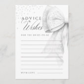 ボウパールアドバイス&ウィッシュブライダルシャワーカード アドバイスカード (正面)