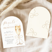 ボウパール&プロセッコブライダルシャワー 招待状