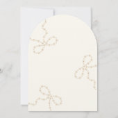 ボウパール&プロセッコブライダルシャワー 招待状 (裏面)