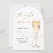 ボウパール＆プロセッコ ブライダルシャワー 招待状 (正面)