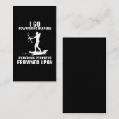 ボウフおもしろいィッシング引用文ボウフィッシュ狩り 名刺 (正面/裏面)