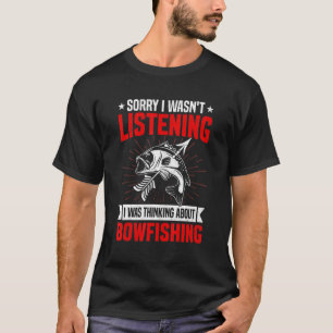 ボウフィッシュについて考えていた皮肉なジョーク Tシャツ
