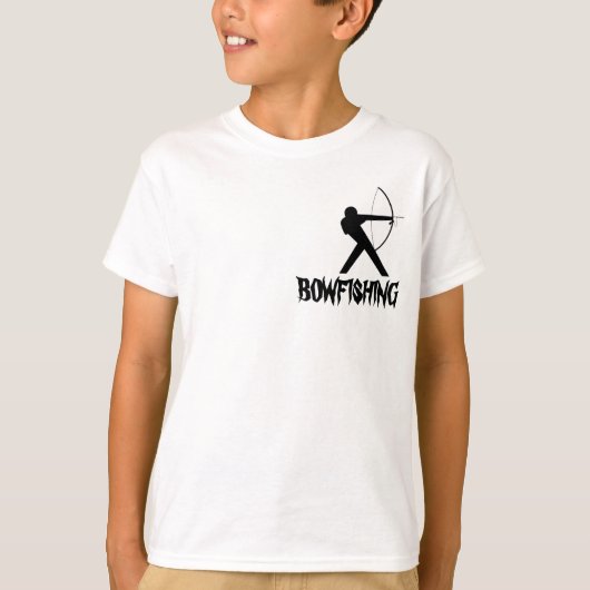 ボウフィッシングキッズTシャツ Tシャツ (正面)