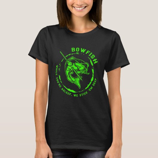 ボウフィッシング狩りティー Tシャツ (正面)