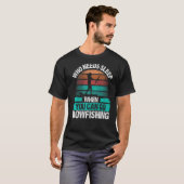 ボウフィッシング 眠る必要がある人 エアボート 漁師 ボウフィ Tシャツ (正面フル)
