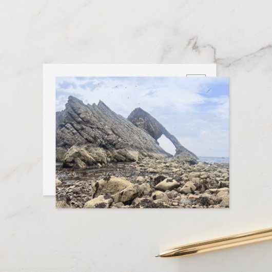 ボウフィドルロックアバディーンシャー シーズンポストカード (正面/裏面インサイチュ)