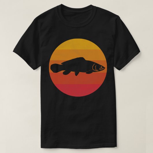 ボウフィン魚 Tシャツ (デザイン正面)